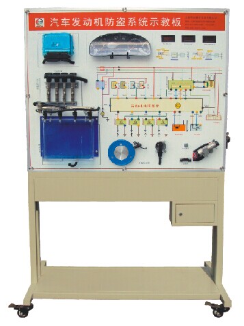 HY-QC622型汽車(chē)發(fā)動(dòng)機防盜系統示教板