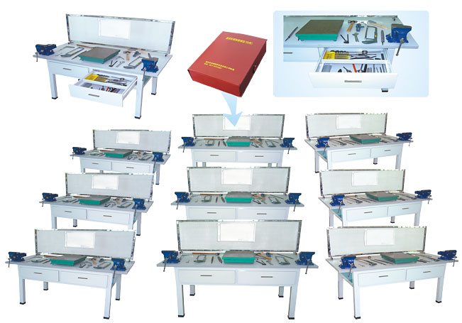HY-901型鉗工實(shí)驗室設備（鉗工實(shí)訓桌、單面2工位）